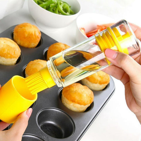 Silicone Honey Oil Bottle Brush Kitchen Tool 